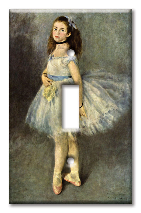 Decorative Printed Switch Plate - Electrical Switch Cover Wall Plate by Art Plates - Renoir: Ballerina