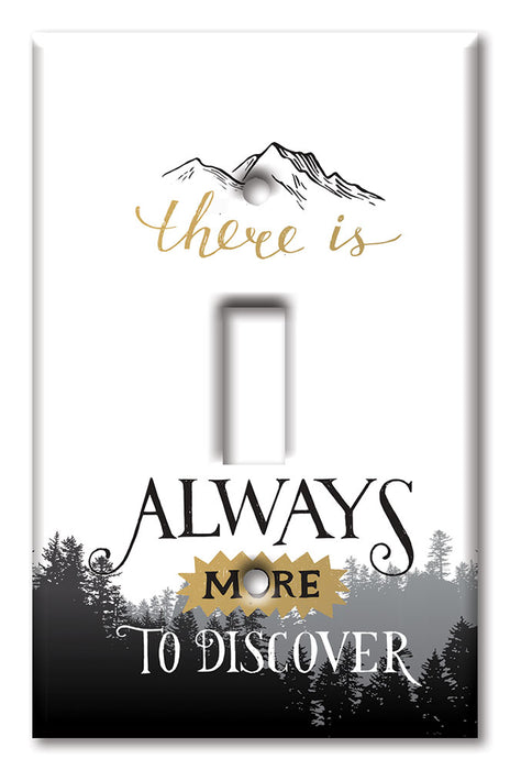 Decorative Printed Switch Plate - Electrical Switch Cover Wall Plate by Art Plates - More To Discover