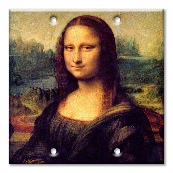 Decorative Printed Switch Plate - Electrical Switch Cover Wall Plate by Art Plates - Da Vinci: Mona Lisa