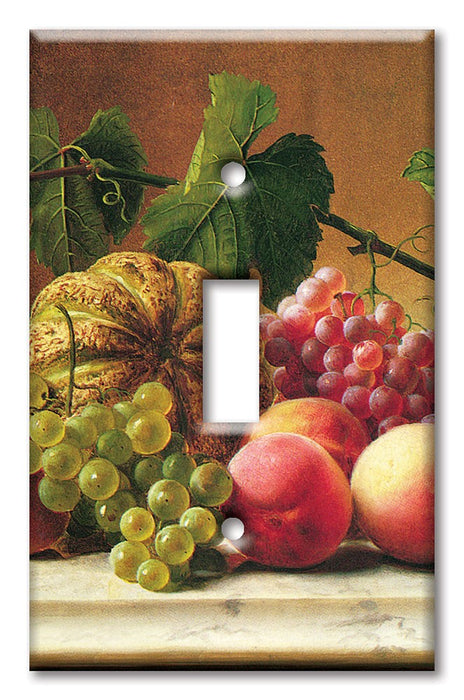 Decorative Printed Switch Plate - Electrical Switch Cover Wall Plate by Art Plates - Hetzel: Fruit Still Life