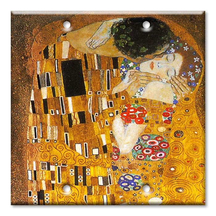 Decorative Printed Switch Plate - Electrical Switch Cover Wall Plate by Art Plates - Klimt: The Kiss