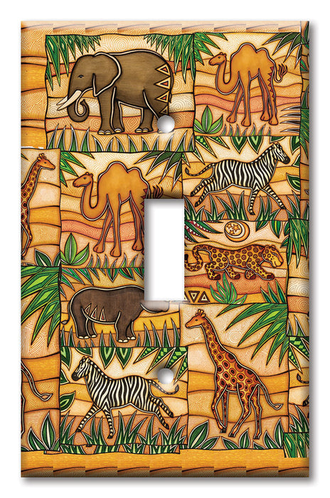 Decorative Printed Switch Plate - Electrical Switch Cover Wall Plate by Art Plates - Safari - Image by Dan Morris