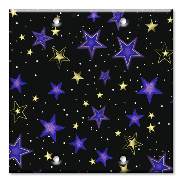 Decorative Printed Switch Plate - Electrical Switch Cover Wall Plate by Art Plates - Stars - Image by Dan Morris