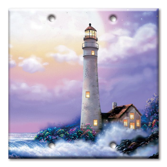 Decorative Printed Switch Plate - Electrical Switch Cover Wall Plate by Art Plates - Lighthouse of Dreams