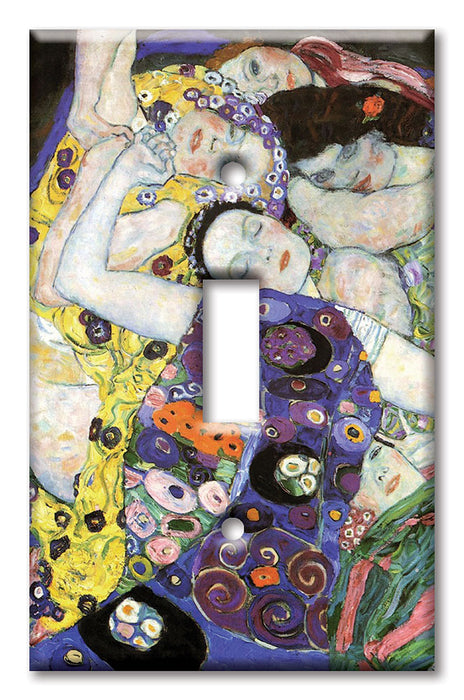 Decorative Printed OVERSIZED Switch Plate - Electrical Switch Cover JUMBO Wall Plate by Art Plates - Klimt: The Virgin