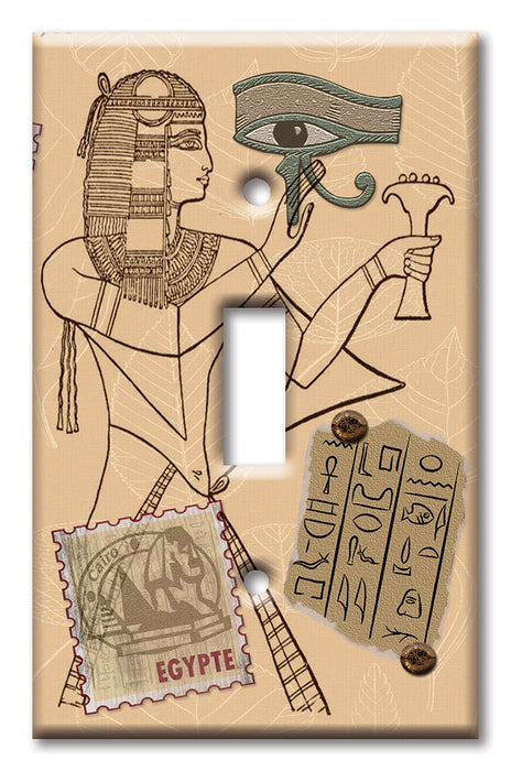 Decorative Printed Switch Plate - Electrical Switch Cover Wall Plate by Art Plates - Egypt