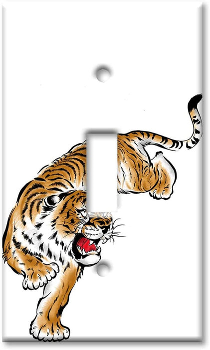 Decorative Printed Switch Plate - Electrical Switch Cover Wall Plate by Art Plates - Year of the Tiger