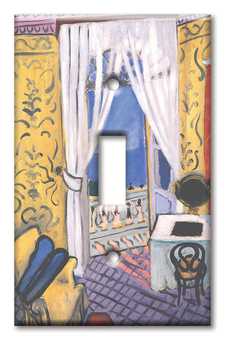 Decorative Printed Switch Plate - Electrical Switch Cover Wall Plate by Art Plates - Matisse: Interior