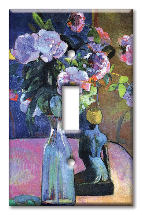 Decorative Printed OVERSIZED Switch Plate - Electrical Switch Cover JUMBO Wall Plate by Art Plates - Gauguin: Still Life