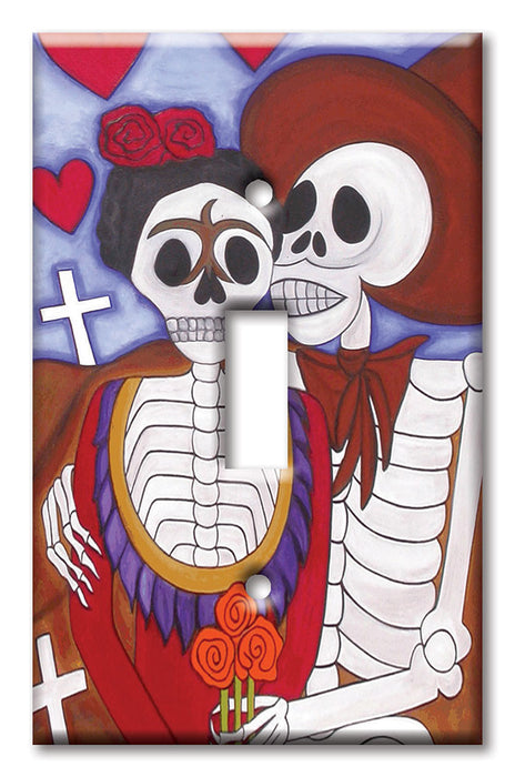 Decorative Printed OVERSIZED Switch Plate - Electrical Switch Cover JUMBO Wall Plate by Art Plates - El Gran Amor