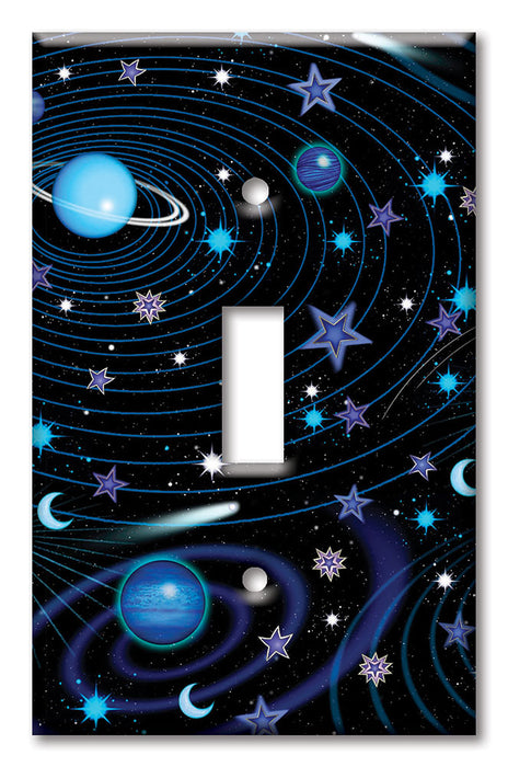 Decorative Printed Switch Plate - Electrical Switch Cover Wall Plate by Art Plates - Night Sky - Image by Dan Morris