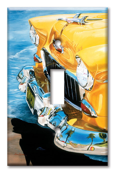 Decorative Printed Switch Plate - Electrical Switch Cover Wall Plate by Art Plates - Chevy II