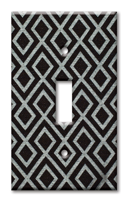 Decorative Printed Switch Plate - Electrical Switch Cover Wall Plate by Art Plates - Diamonds