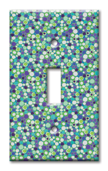 Decorative Printed OVERSIZED Switch Plate - Electrical Switch Cover JUMBO Wall Plate by Art Plates - Purple Rain