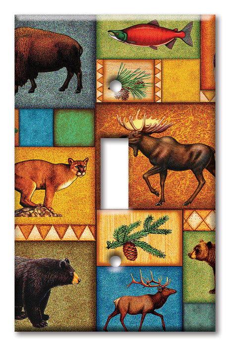 Decorative Printed Switch Plate - Electrical Switch Cover Wall Plate by Art Plates - North Lodge - Image by Dan Morris