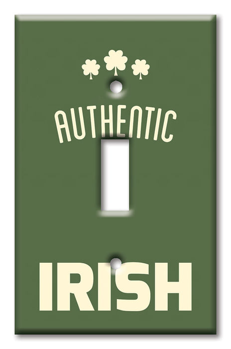 Decorative Printed Switch Plate - Electrical Switch Cover Wall Plate by Art Plates - Authentic Irish