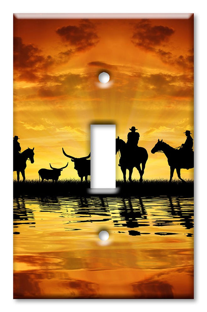 Decorative Printed OVERSIZED Switch Plate Electrical Switch Cover JU