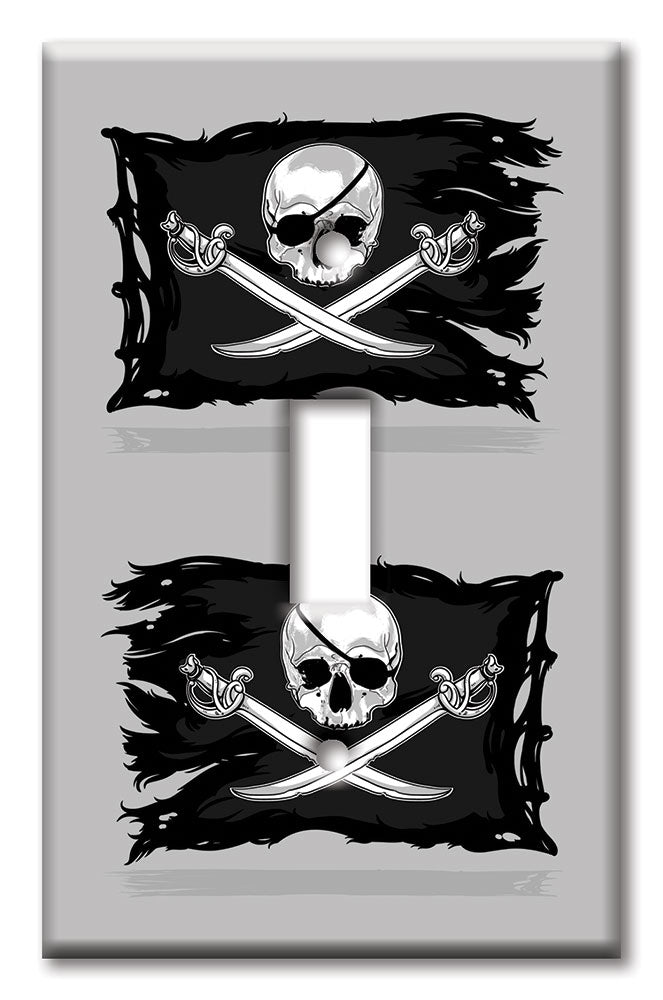 Oversized Switch Plates in Pirate Themes