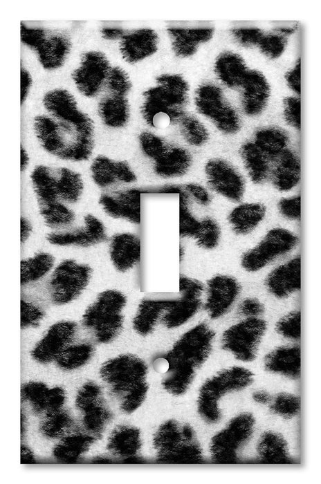 Decorative Printed Switch Plate - Electrical Switch Cover Wall Plate by Art Plates - Snow Leopard