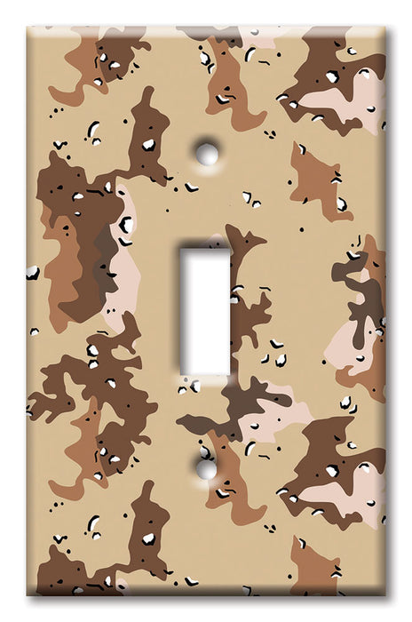 Decorative Printed Switch Plate - Electrical Switch Cover Wall Plate by Art Plates - Marine Camo